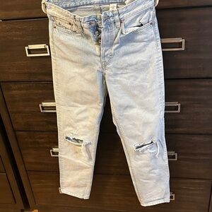 H&M Vintage Fit High Waist Denim Jeans